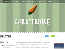 Tablet Screenshot of carrotware.com